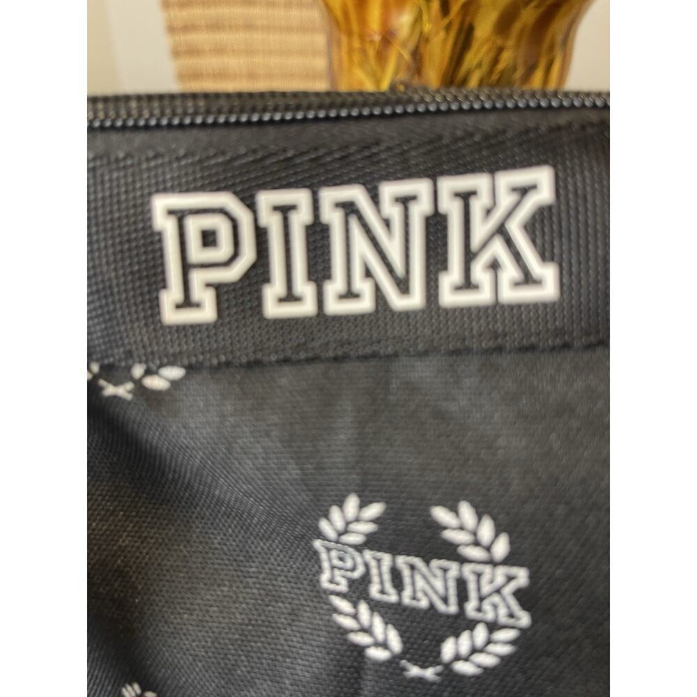 Pink Victoria Secret Women Black Large Tote Bag Purse NWOT​​​ - Picture 3 of 5